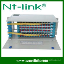 Painel de remendo de fibra óptica de montagem em rack de 96 núcleos